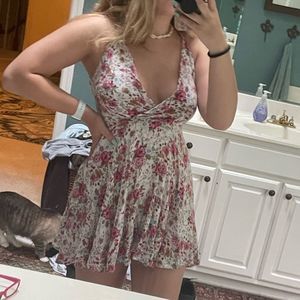 floral babydoll dress
